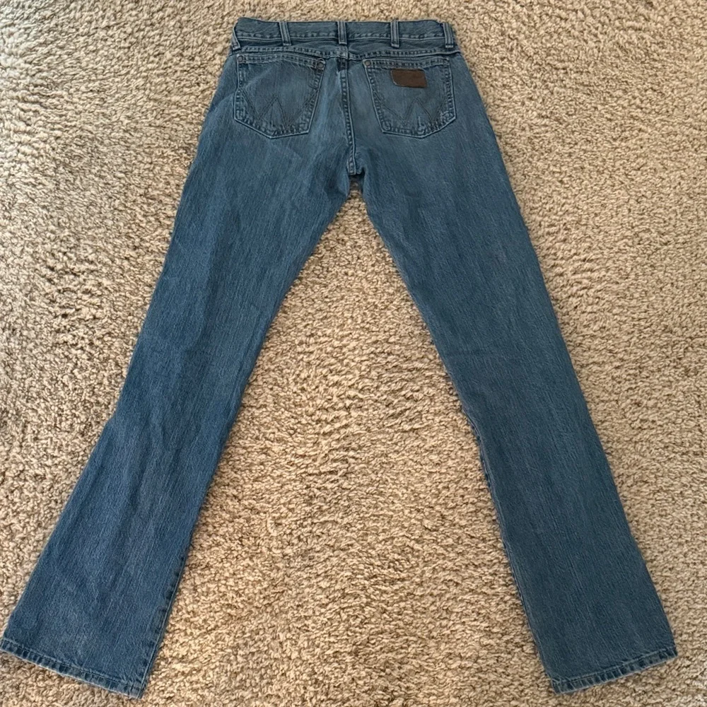 Wrangler retro Men's Slim boot Denim Jeans - Picture 3 of 4